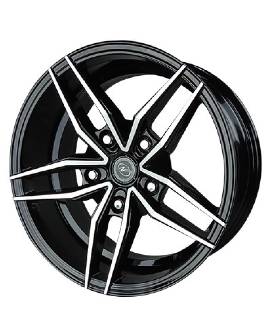 Split in Black Machined finish. The Size of alloy wheel is 17x8 inch and the PCD is 5x114.3(SET OF 4)
